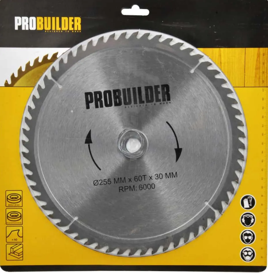 Probuilder 255x30x3 T60 sirkelsagblad