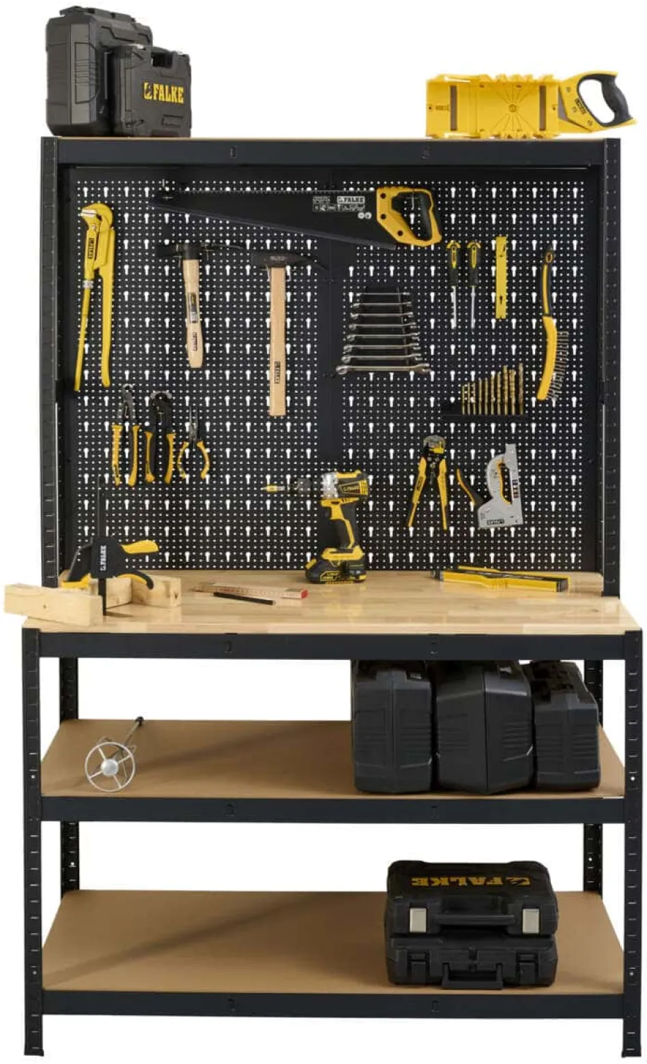 Probuilder arbeidsbenk med hyller