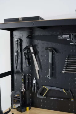 Probuilder arbeidsbenk med hyller