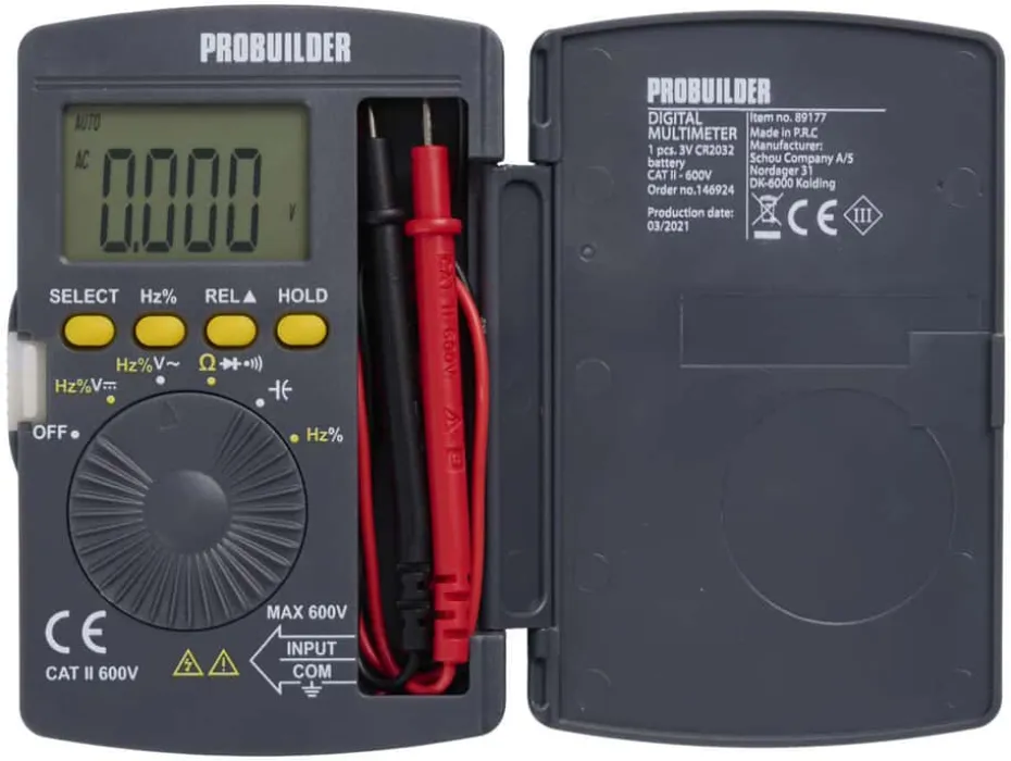 Probuilder multimeter