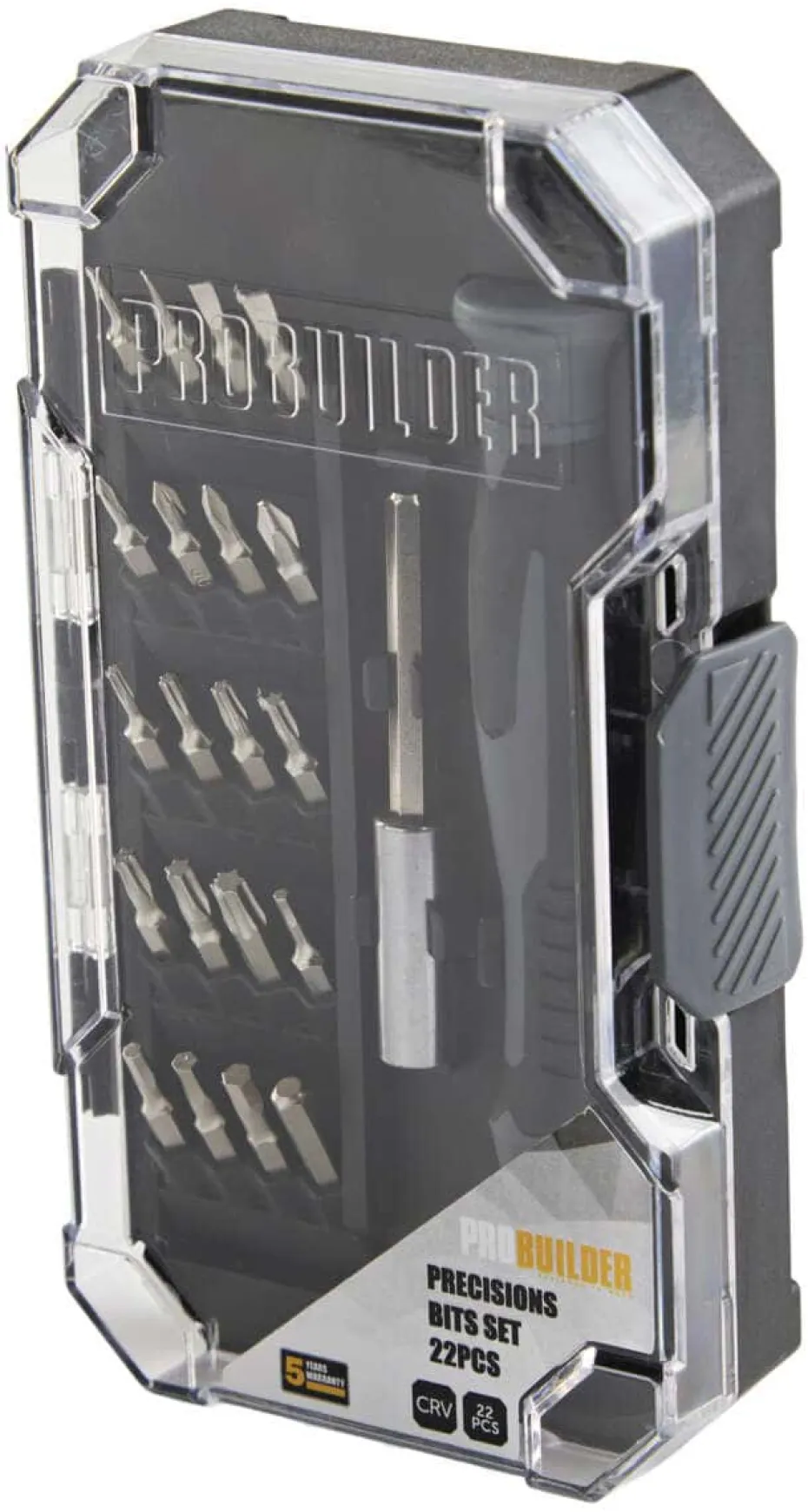 Probuilder Presicions sett med skrutrekker og 22 bits.