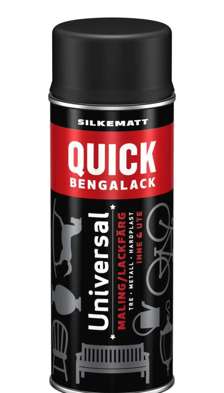 Quick Bengalack Universal silkematt spraylakk