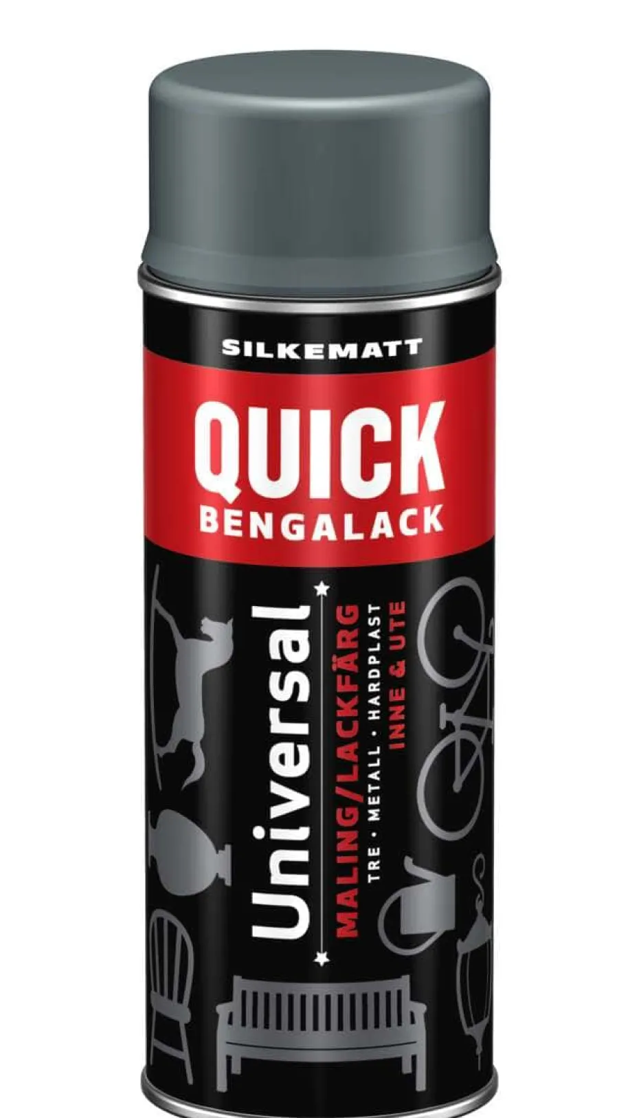 Quick Bengalack Universal silkematt spraylakk