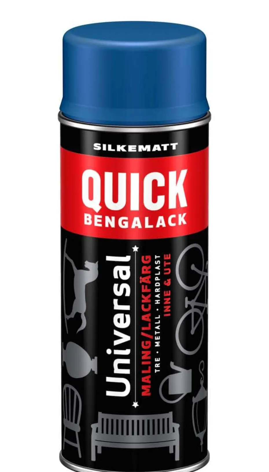 Quick Bengalack Universal silkematt spraylakk