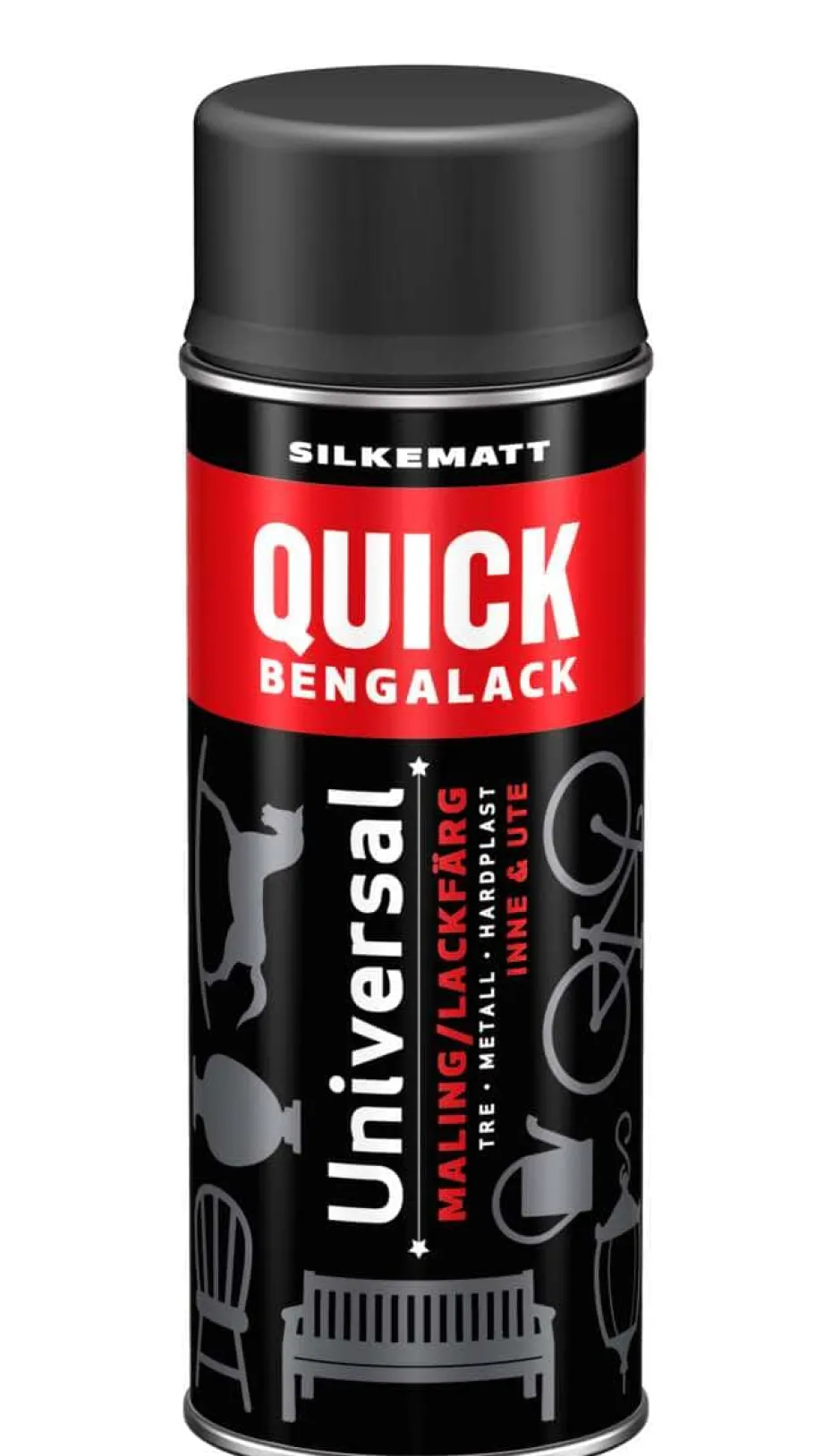 Quick Bengalack Universal silkematt spraylakk