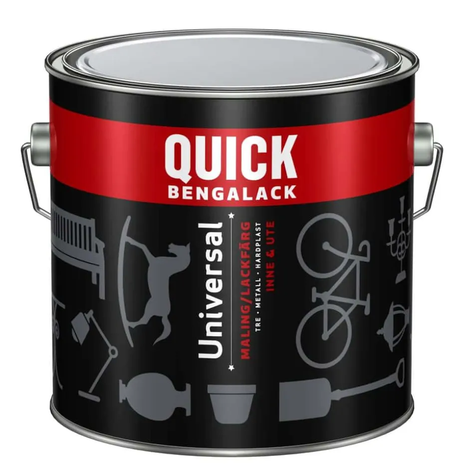 Quick Bengalack Universal silkematt maling