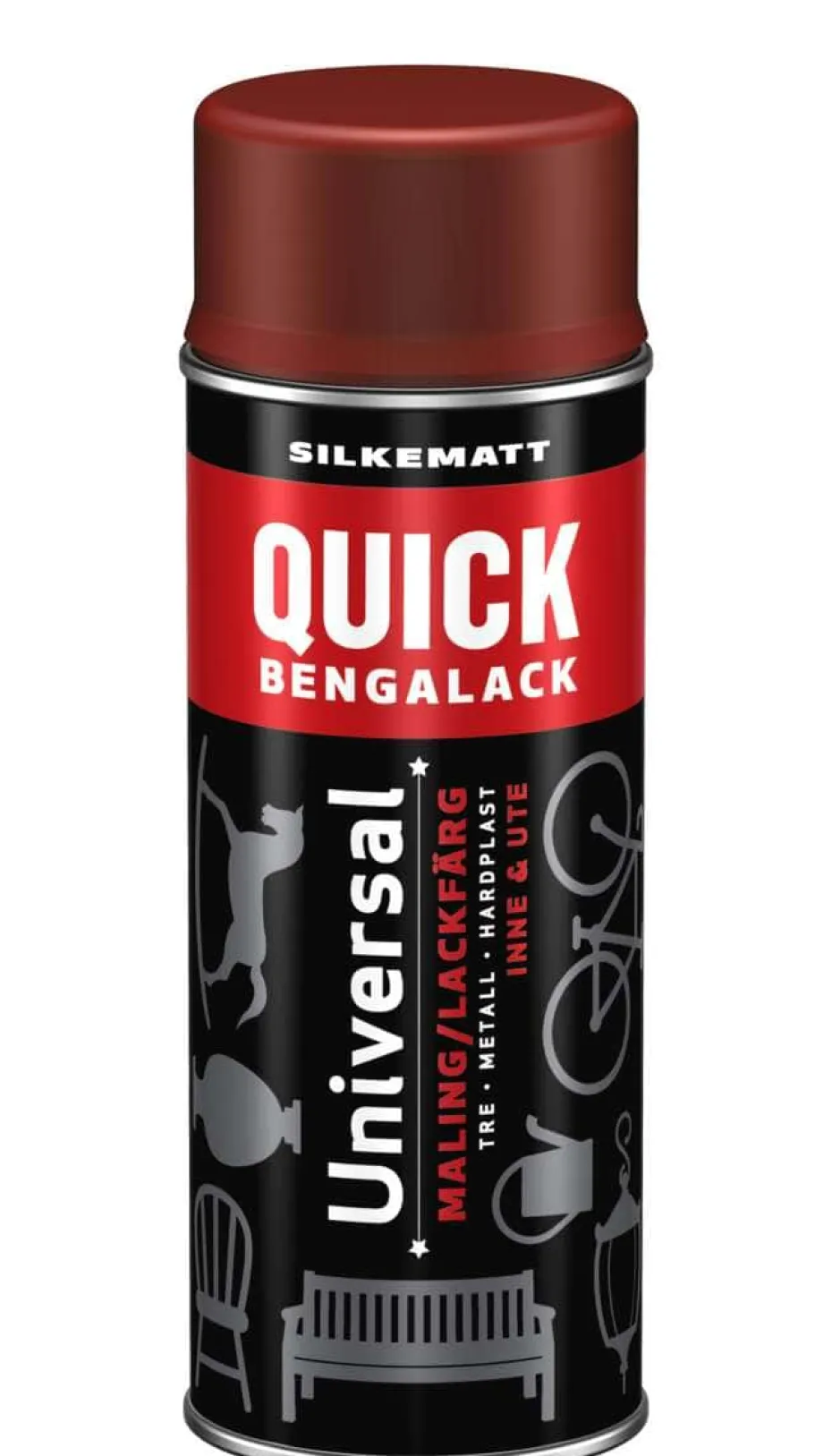 Quick Bengalack Universal silkematt spraylakk