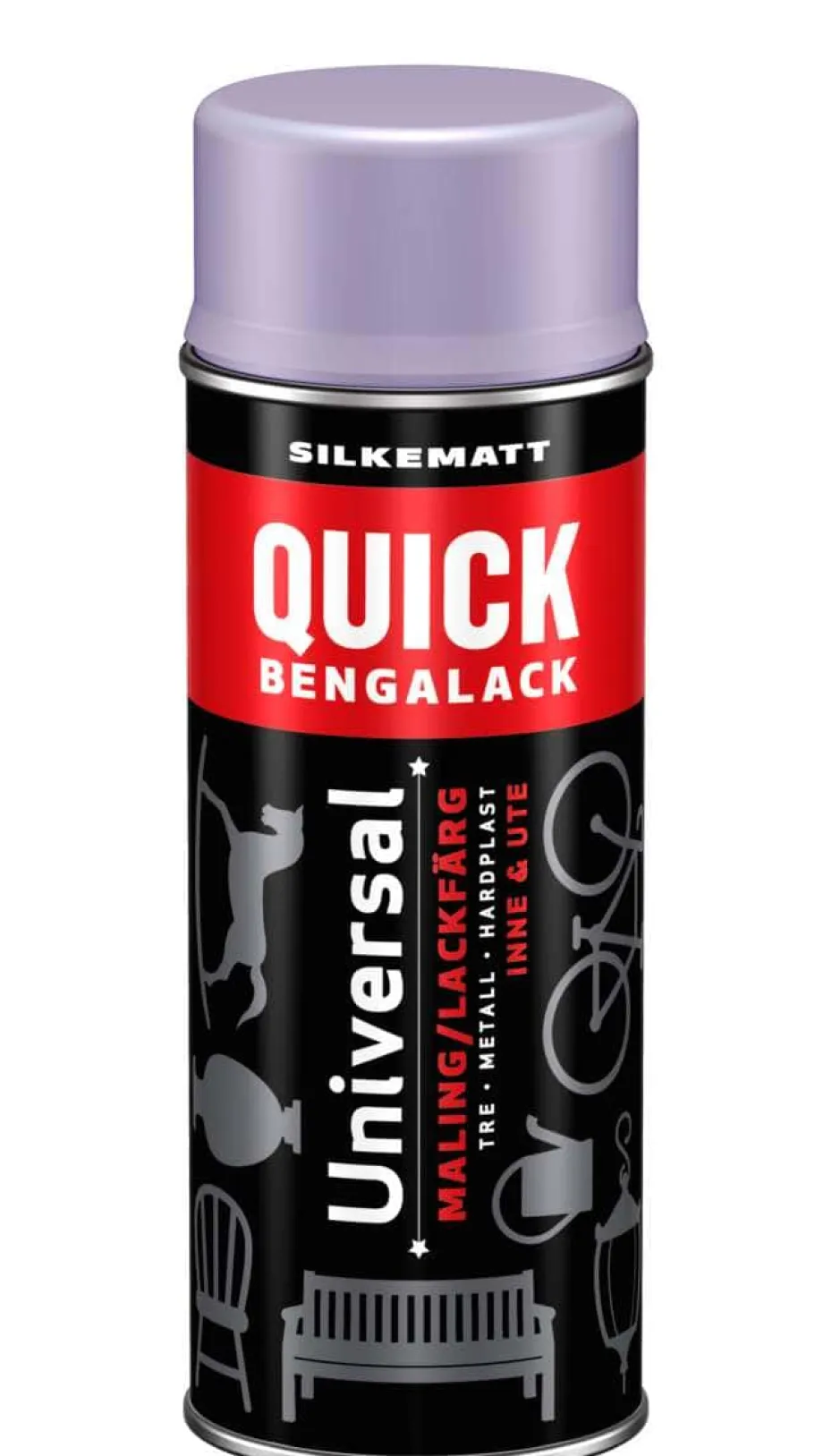Quick Bengalack Universal silkematt spraylakk