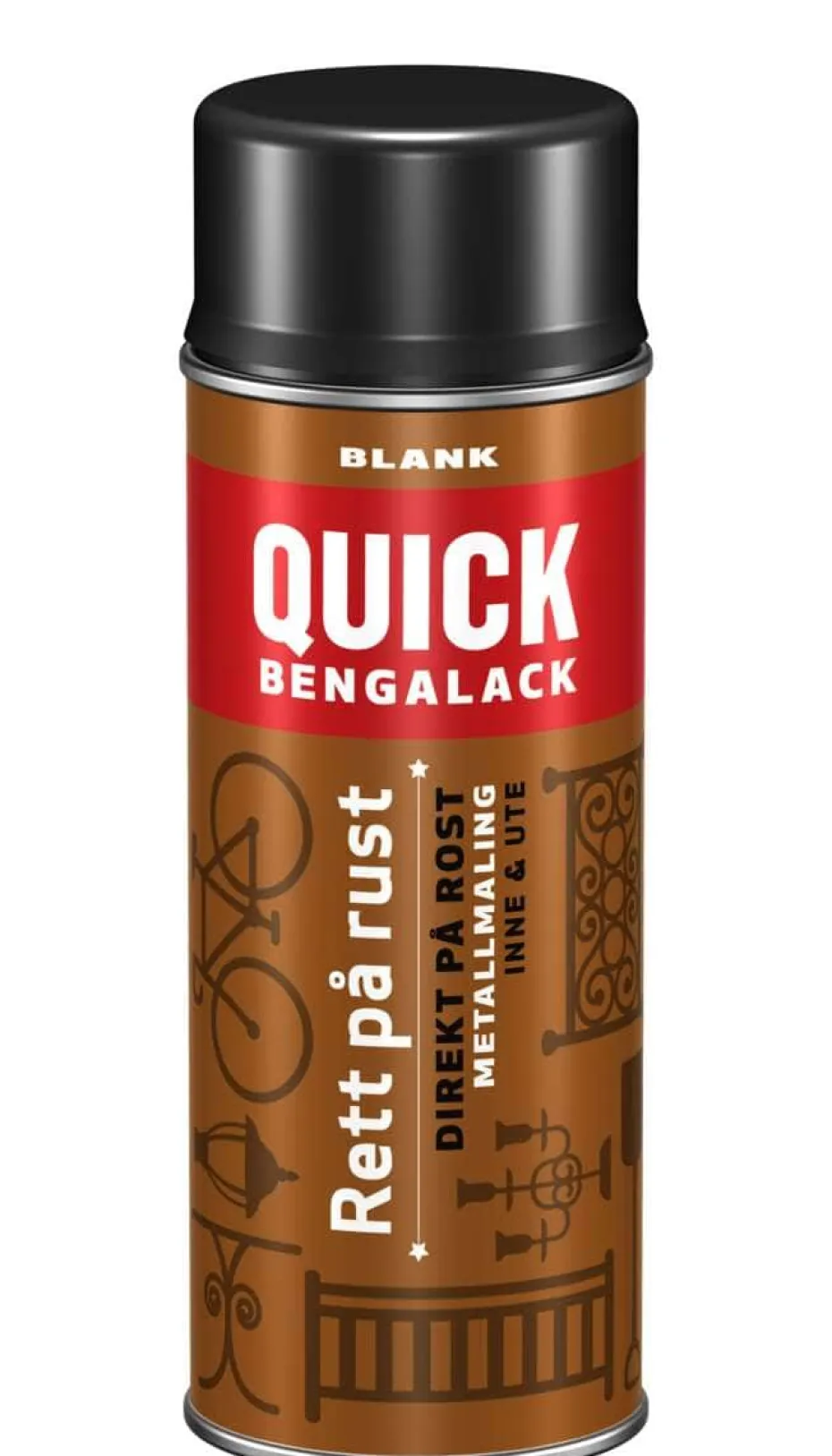 Quick Bengalack Rett på rust spraylakk
