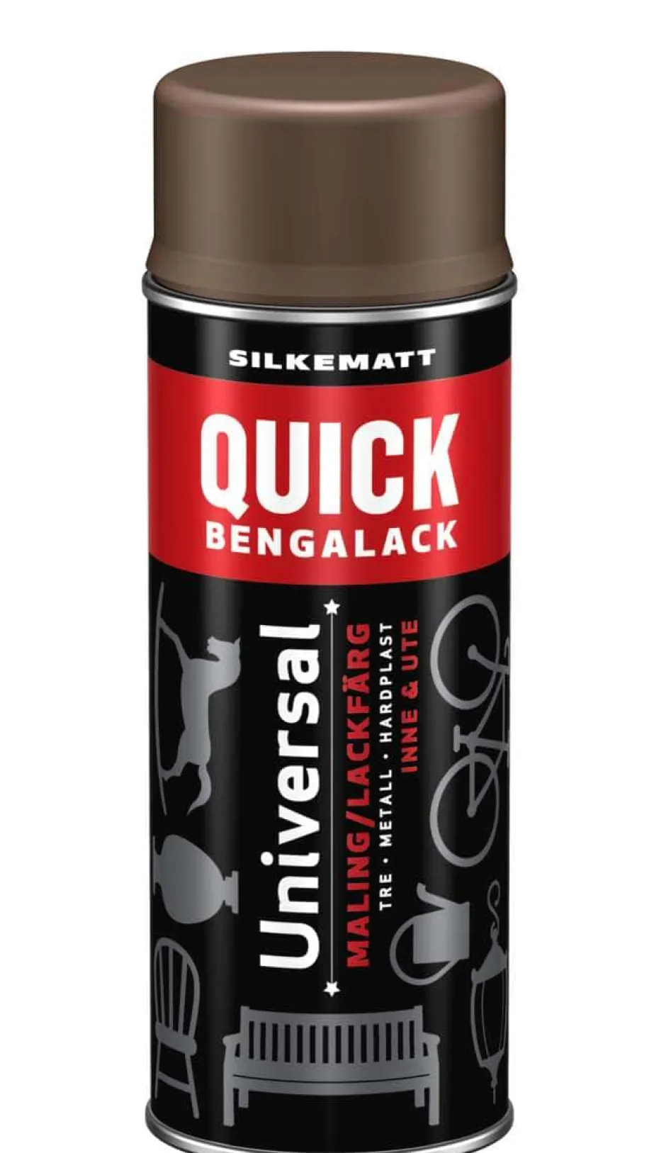 Quick Bengalack Universal silkematt spraylakk