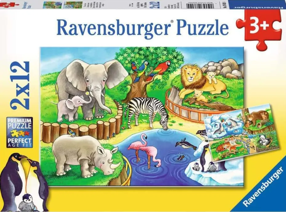 Ravensburger Dyreparken puslespill