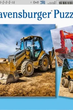 Ravensburger Puzzle arbeidskjøretøy puslespill