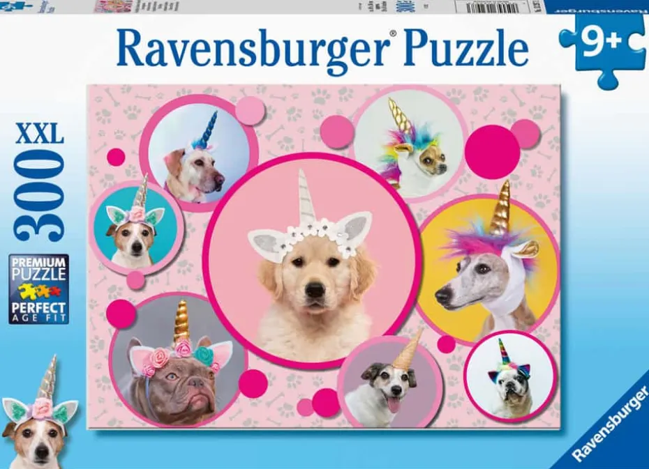 Ravensburger Puzzle Unicorn Dogs puslespill