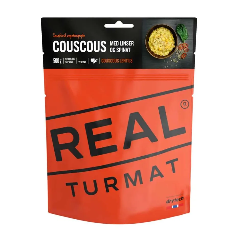 Real Turmat Couscous med linser og spinat
