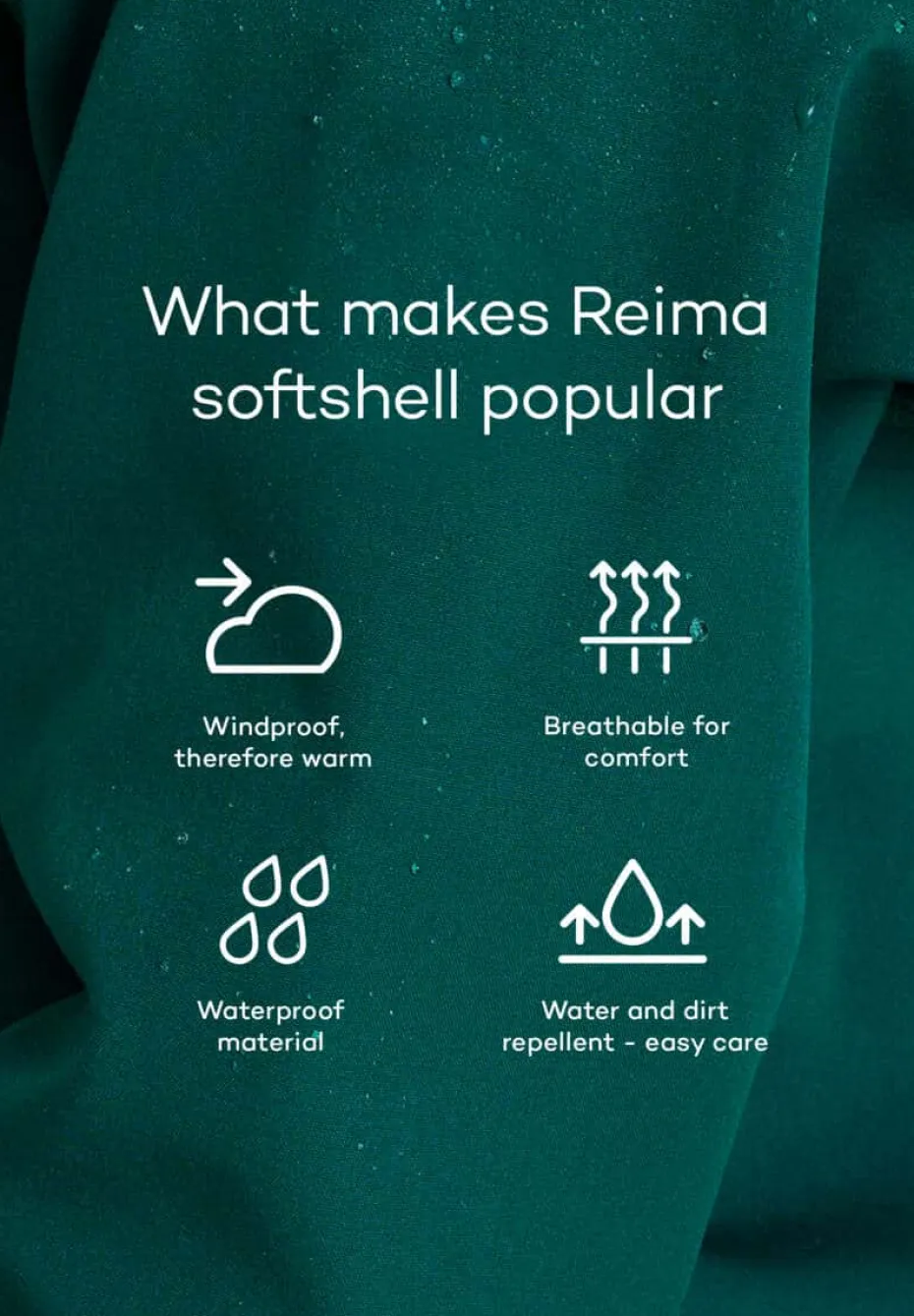 Reima Mjosa softshelldress barn