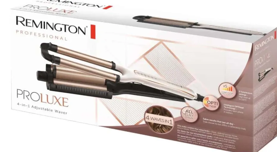 Remington® CI91AW PROLuxe 4-i-1 bølgetang