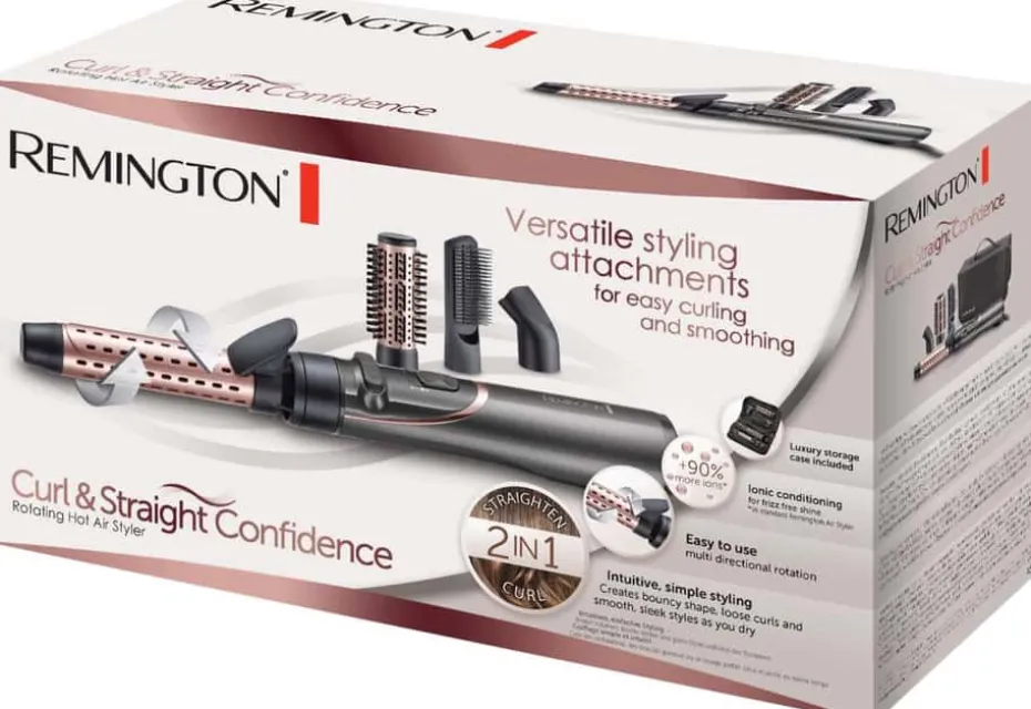 Remington® Curl & Straight AS8606 varmluftsbørste