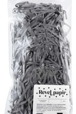 Revet papir sølv
