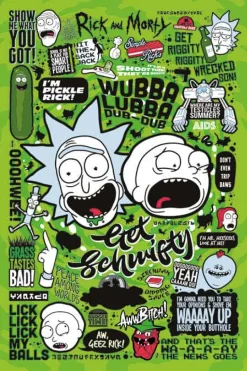 Rick and Morty Quotes plakat