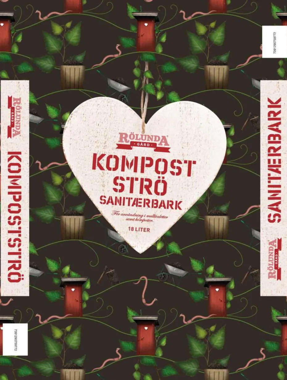 Rölunda gård kompoststrø 18 liter