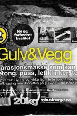 Robust Gulv&Vegg reparasjonsmasse
