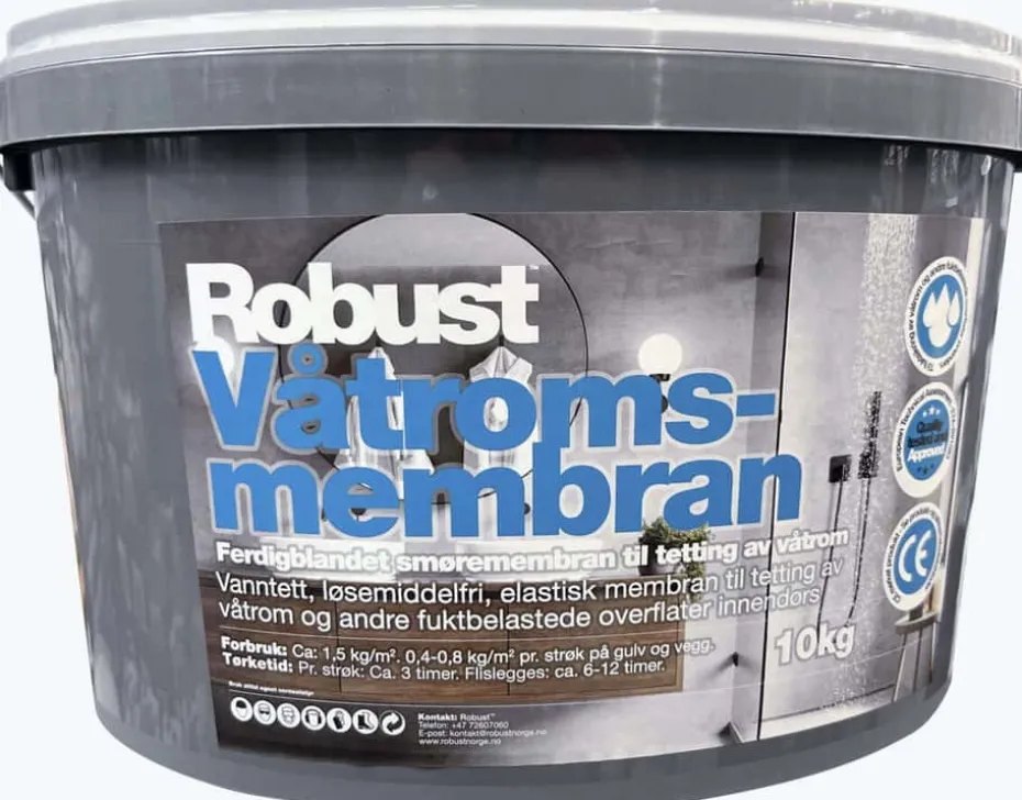 Robust Våtromsmembran
