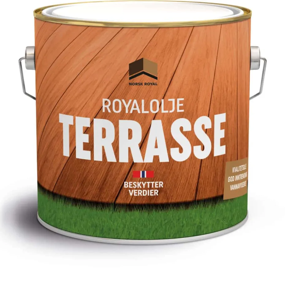 Royalolje terrasse