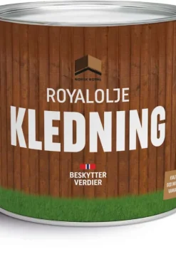 royalolje for kledning og takbord
