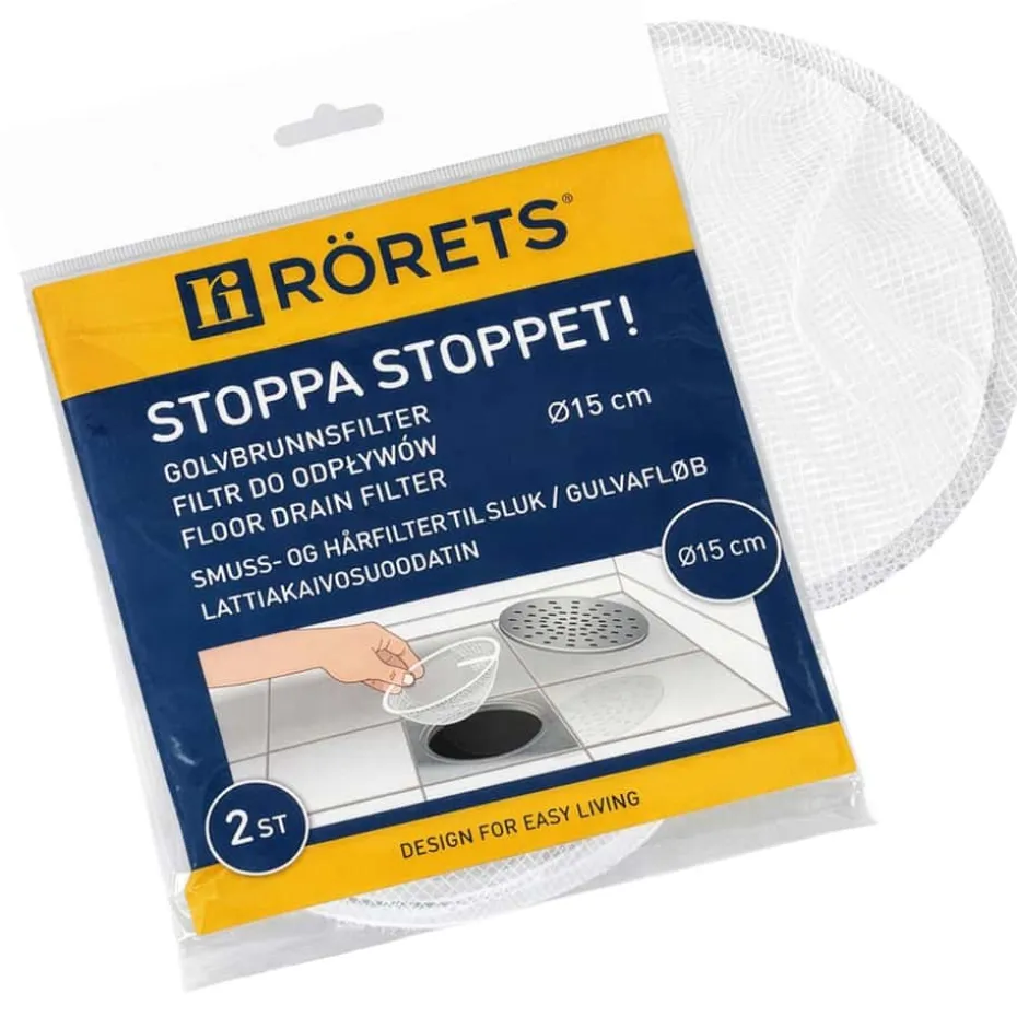 Rörets 2-pk slukfilter