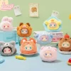 Rua Rua Zoo: Vinyl face plush samlefigur med nøkkelring