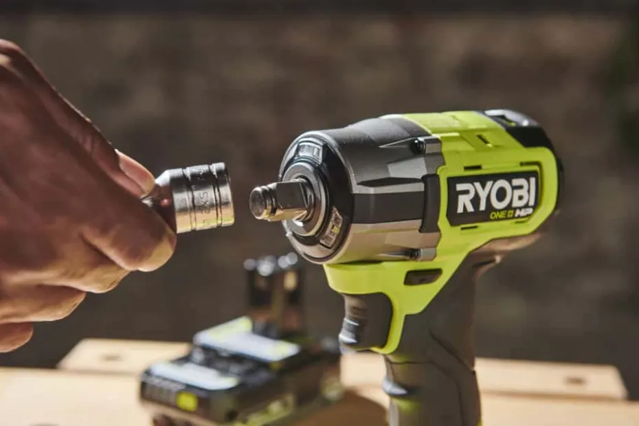 Ryobi ONE+ HP RIW18C-0 muttertrekker u/batteri