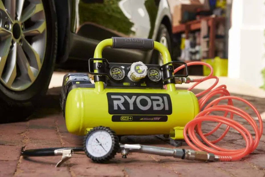 Ryobi ONE+ R18AC-0 luftkompressor u/batteri