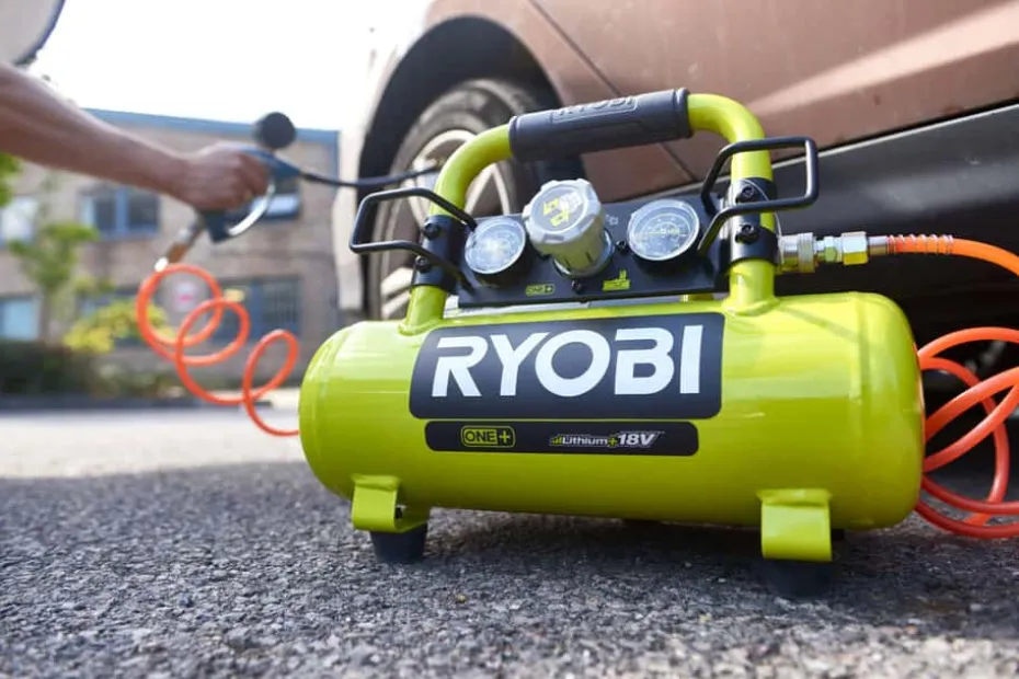 Ryobi ONE+ R18AC-0 luftkompressor u/batteri