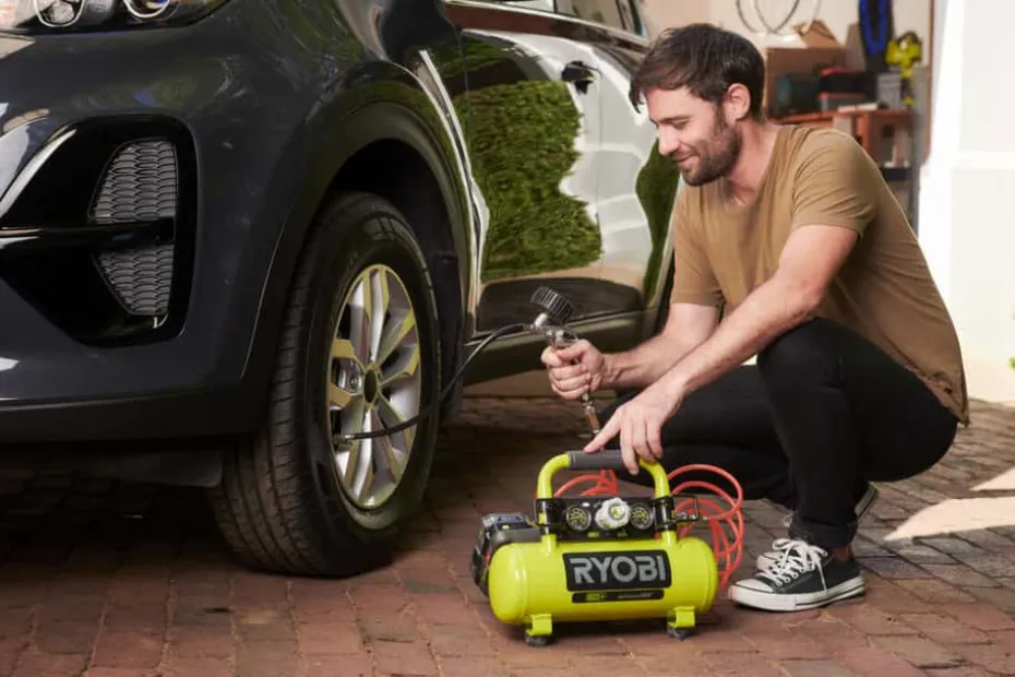 Ryobi ONE+ R18AC-0 luftkompressor u/batteri