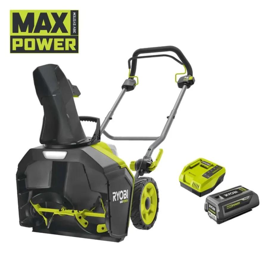 Ryobi Max Power RY36STX45A-140 snøfreser m/batteri