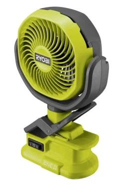 Ryobi ONE+ RCF18-0 vifte med klemme u/batteri