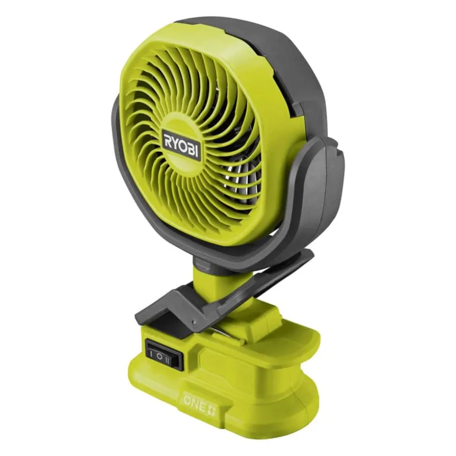 Ryobi ONE+ RCF18-0 vifte med klemme u/batteri