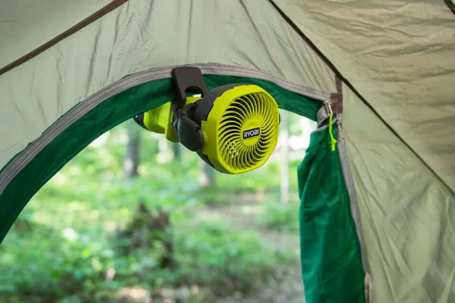 Ryobi ONE+ RCF18-0 vifte med klemme u/batteri