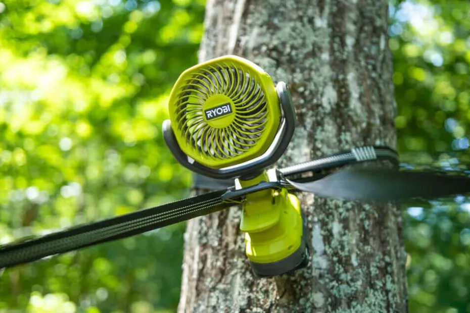 Ryobi ONE+ RCF18-0 vifte med klemme u/batteri