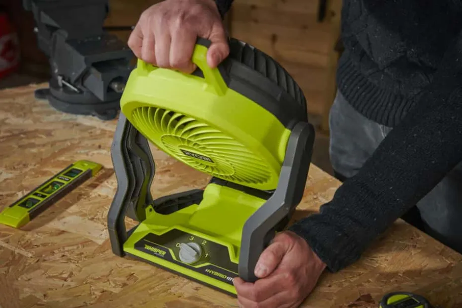 Ryobi ONE+ RF18-0 vifte u/batteri