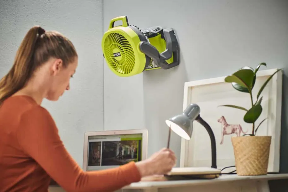 Ryobi ONE+ RF18-0 vifte u/batteri