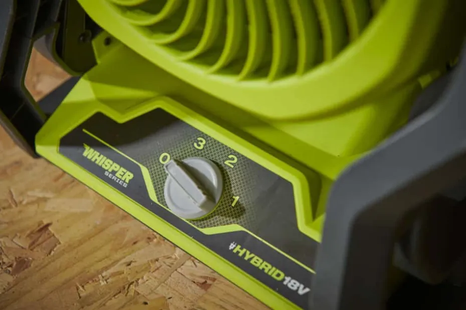 Ryobi ONE+ RF18-0 vifte u/batteri