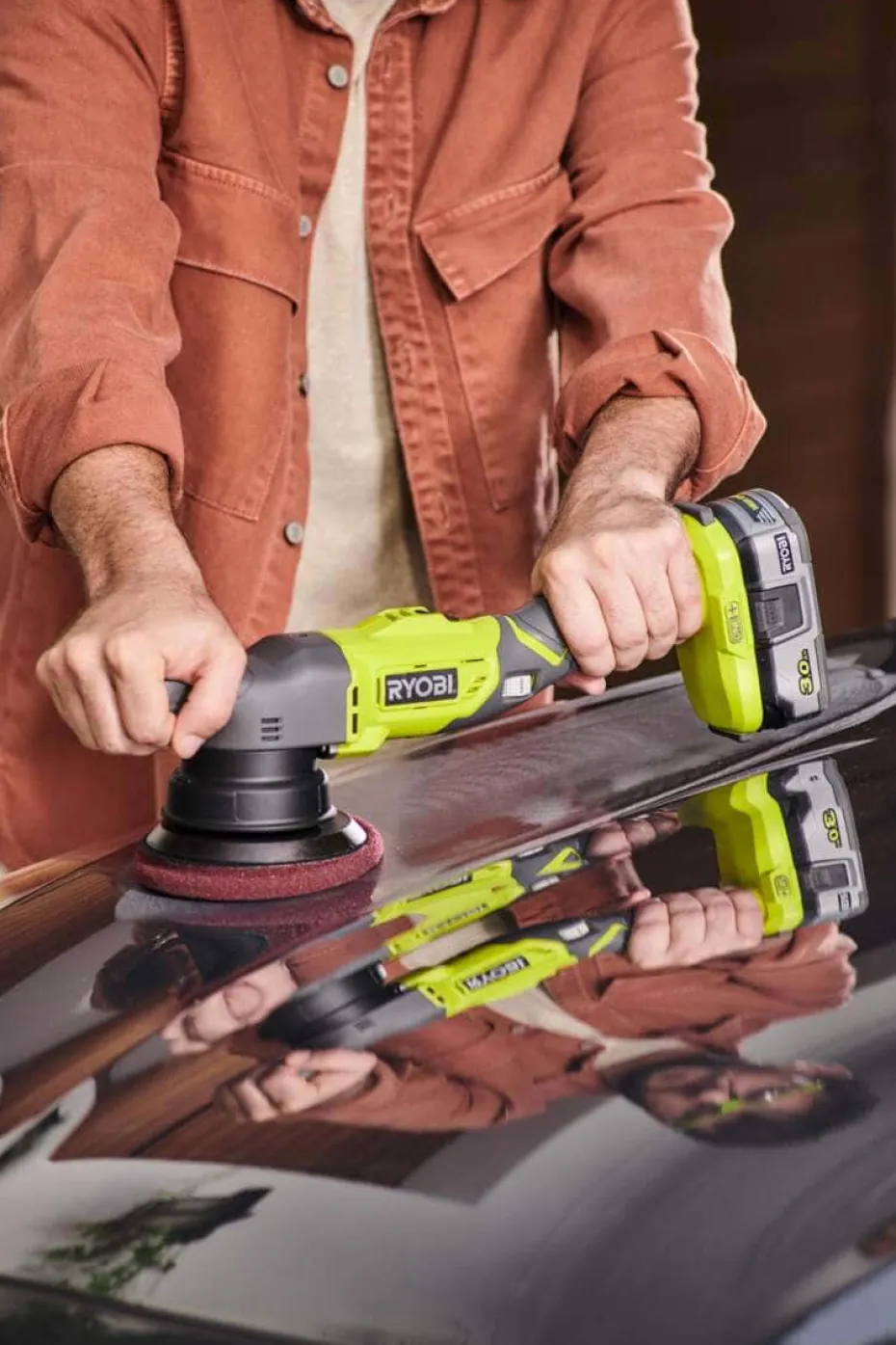 Ryobi ONE+ R18P-0 poleringsmaskin u/batteri