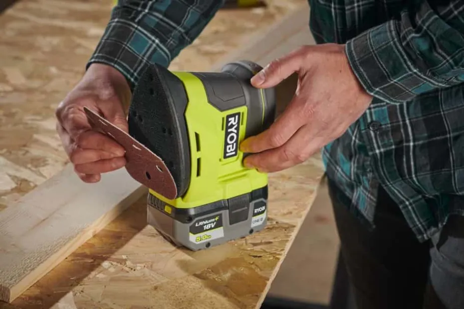 Ryobi ONE+™ R18PSN-0 18V deltasliper u/batteri