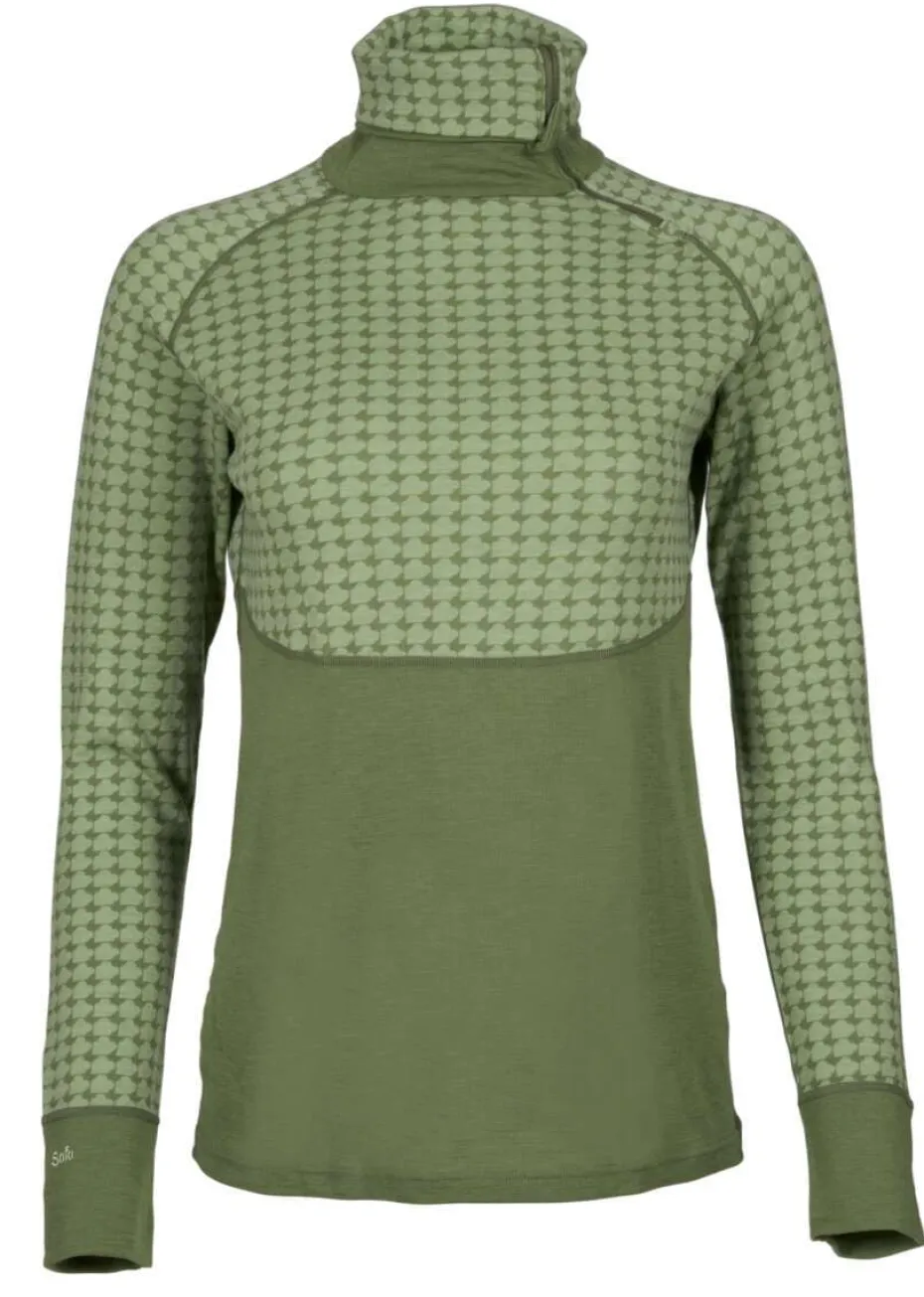 Safa 1/2 zip ulltrøye dame