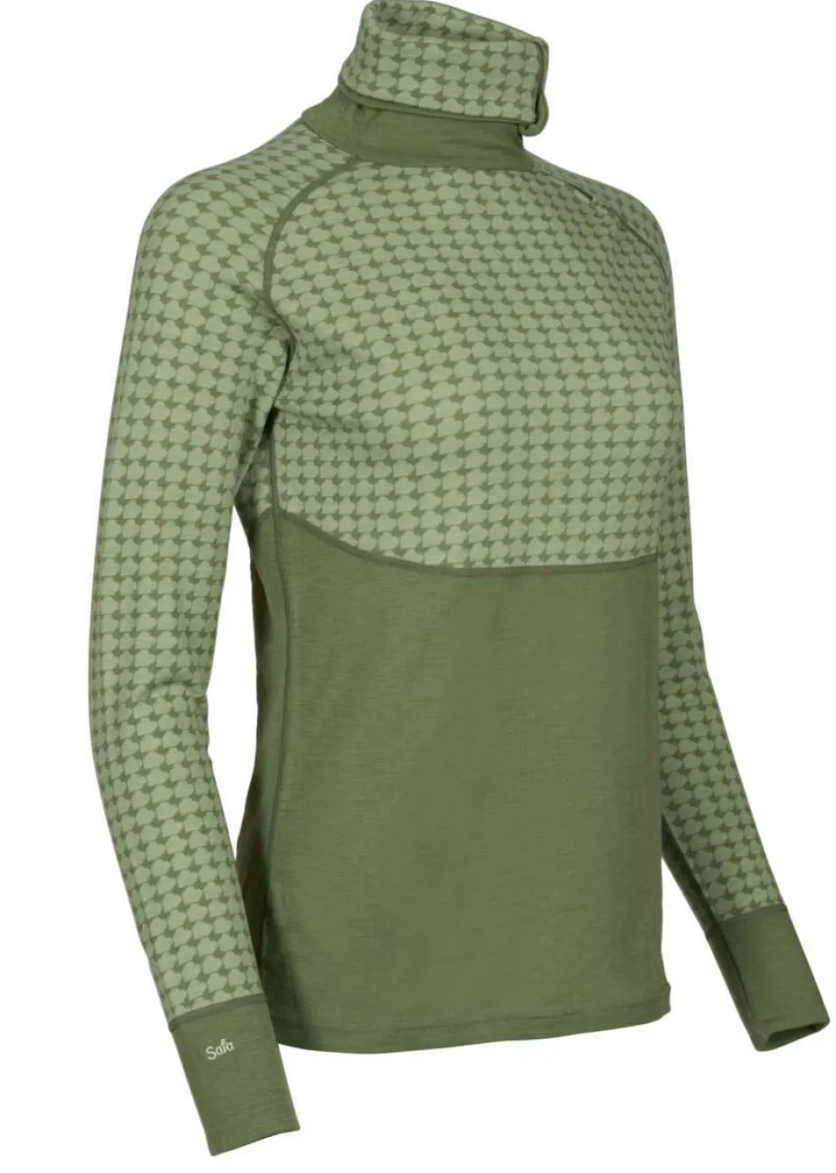 Safa 1/2 zip ulltrøye dame