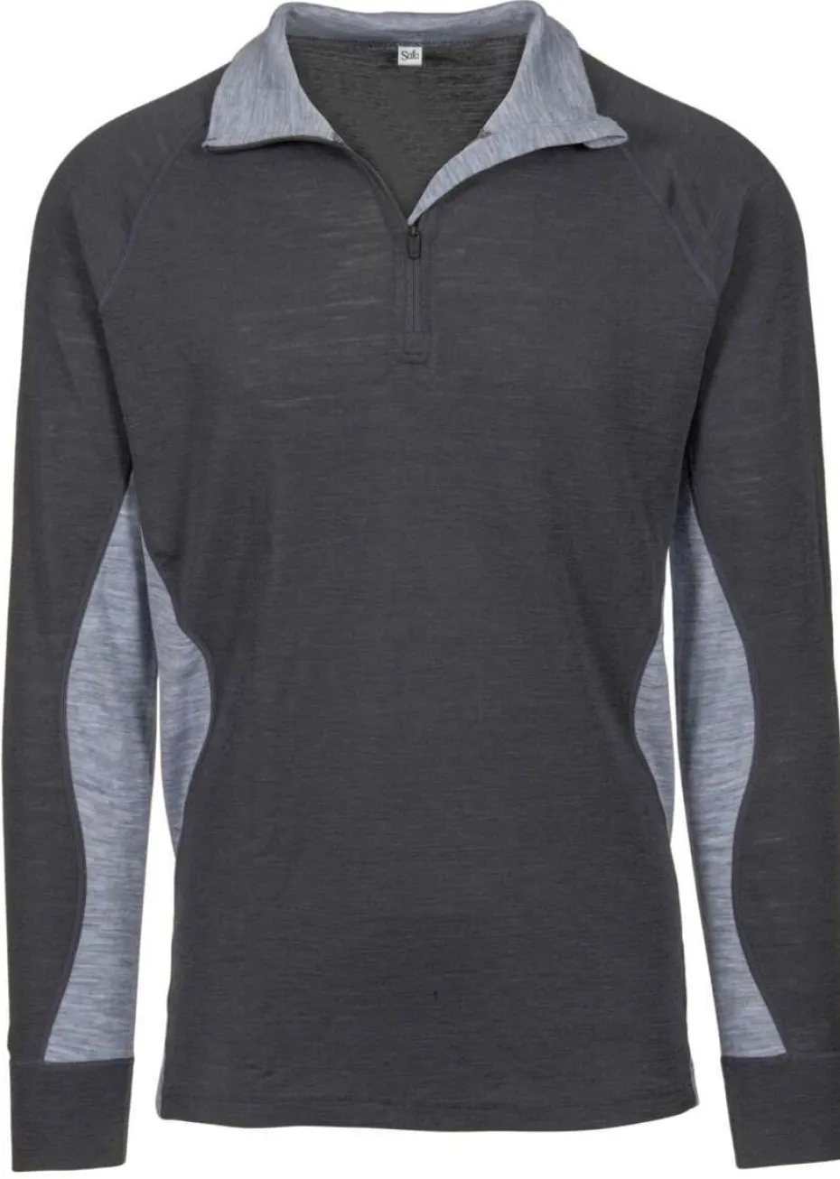 Safa 1/2 zip ulltrøye herre