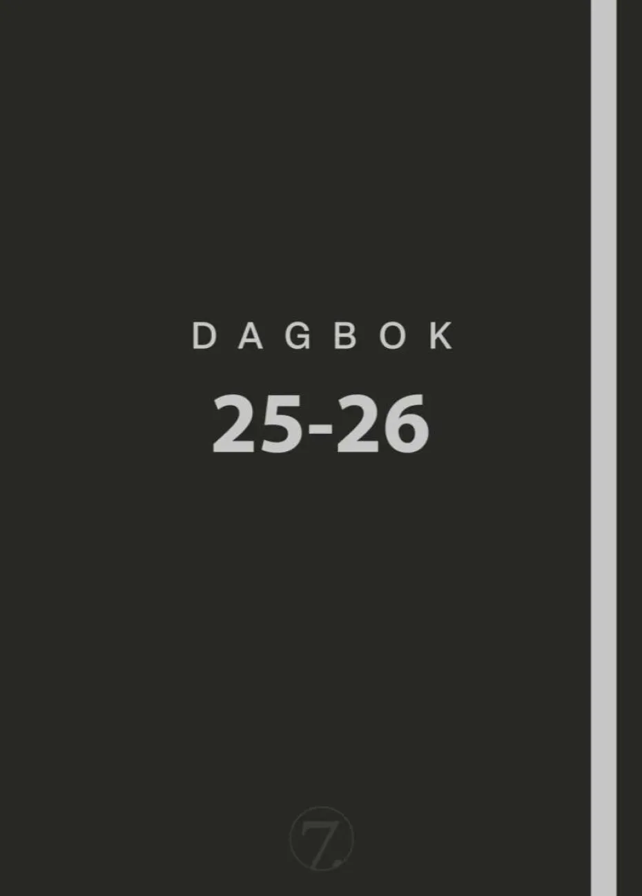 7.SANS: Studentdagbok, A5, sort