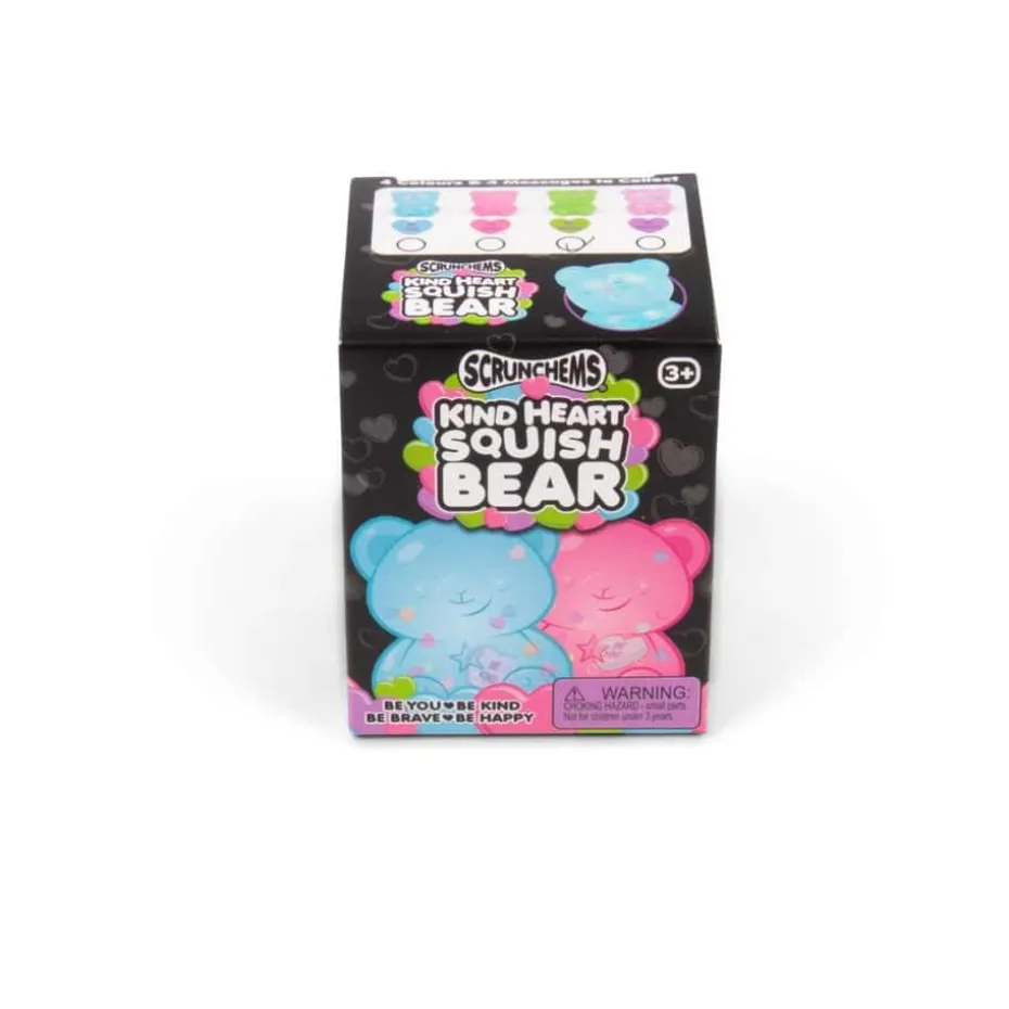 SCRUNCHEMS Kind Heart Squish Bear klemmeleke