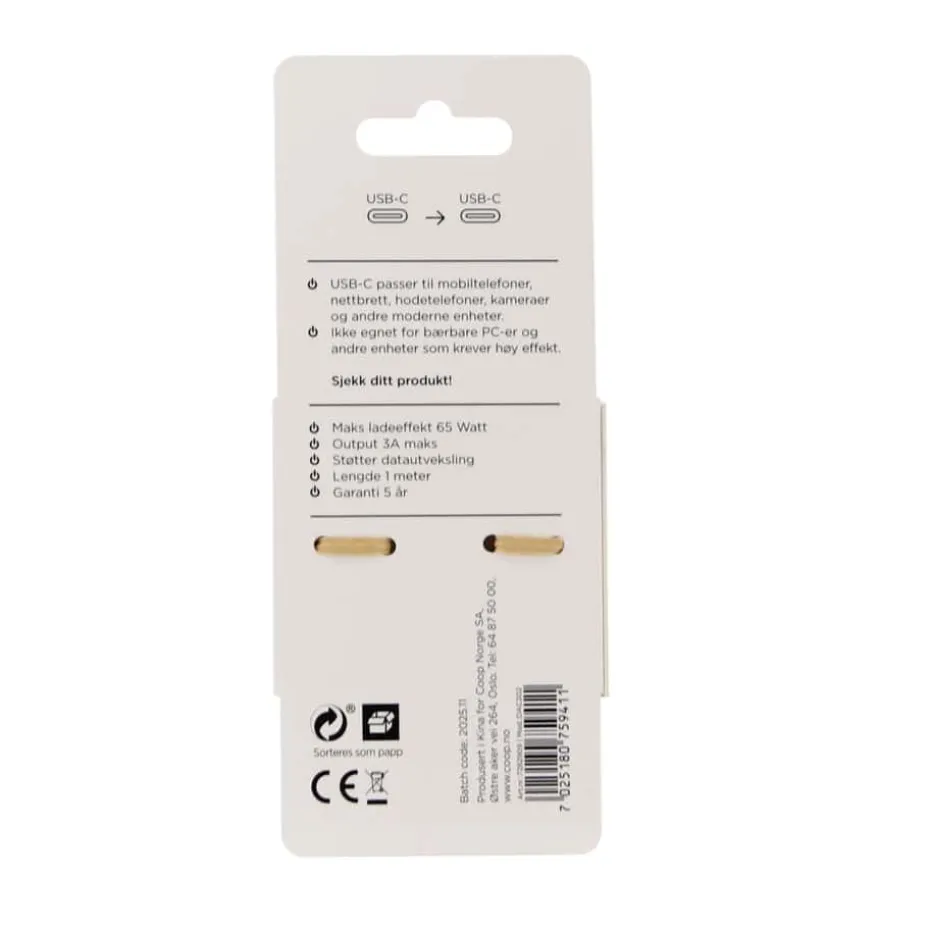 Shine USB-C kabel